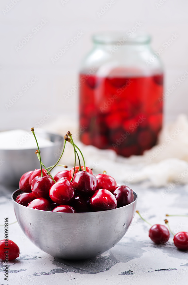 Wall mural cherry