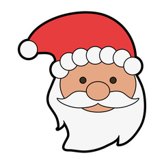 santa claus christmas related icon image vector illustration design