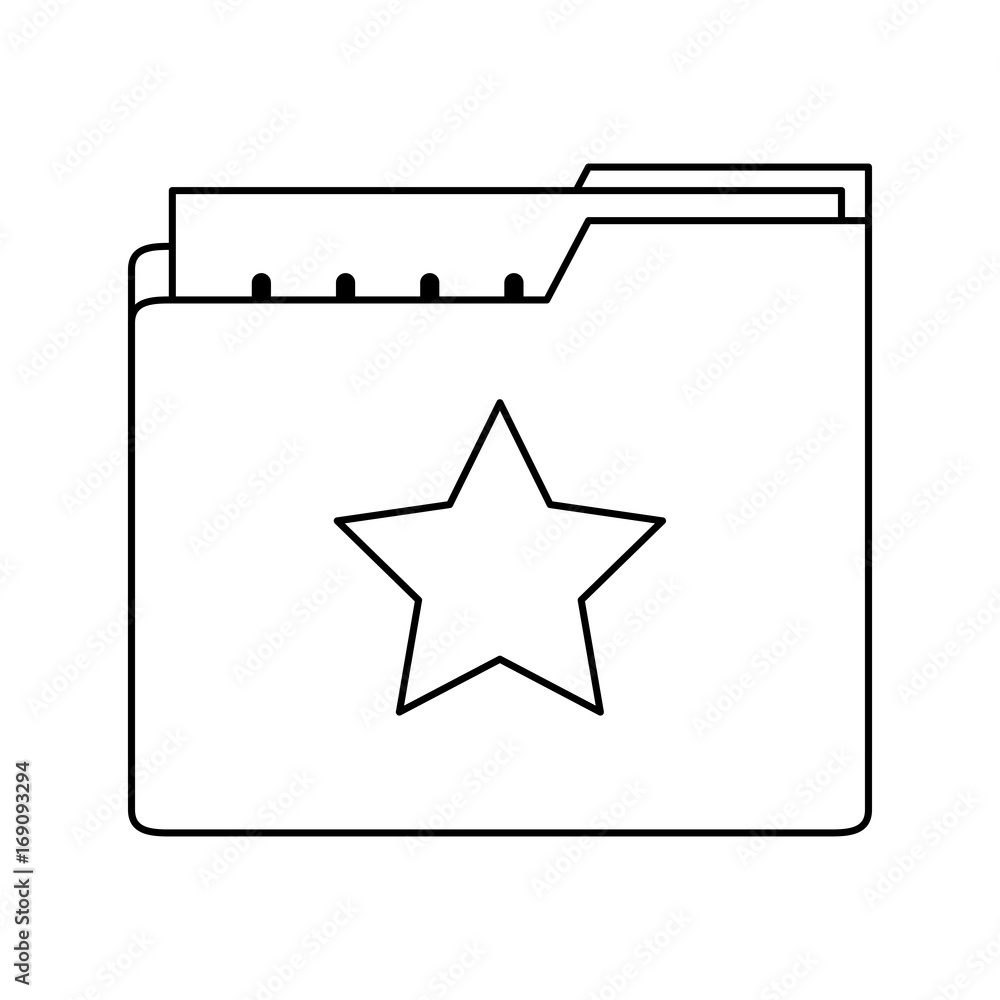 Poster folder with file or text document icon image vector illustration design