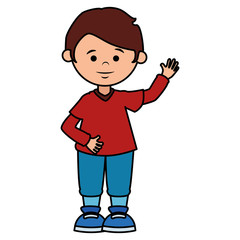 young man avatar character vector illustration design
