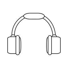 headphones isolated icon image vector illustration design