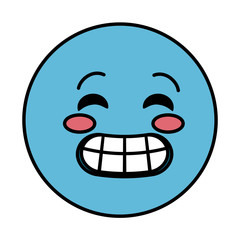 crazy emoticon face character icon vector illustration design