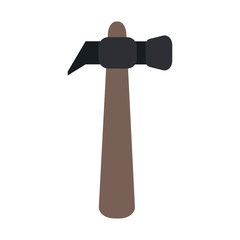 hammer tool icon image vector illustration design