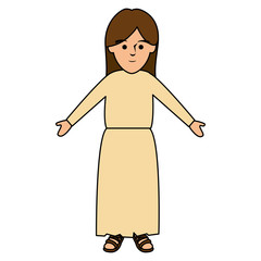 Shepherd of bethlehem character vector illustration design