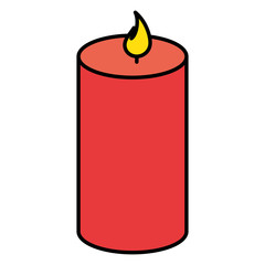 candle spa isolated icon vector illustration design