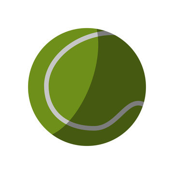 ball tennis related icon image vector illustration design