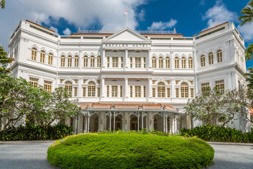 Obraz premium Singapore Skyline and Buildings