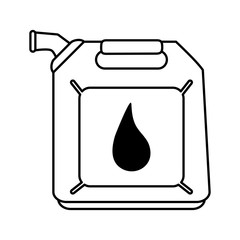 canister oil industry related icon image vector illustration design black line