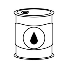 barrel oil industry related icon image vector illustration design black line