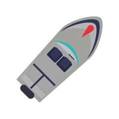 motor boat icon image vector illustration design