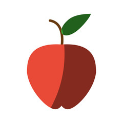 whole apple icon image vector illustration design