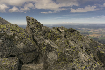 Fototapeta na wymiar Rocky landscape in the High Tatras. Slovakia