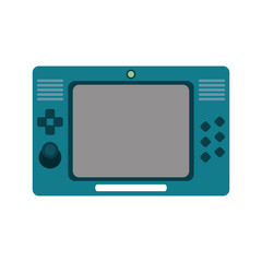 arcade screen with buttons and joystick videogames related icon image vector illustration design