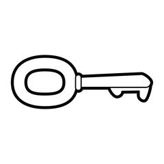 Instrument key open icon vector illustration design graphic paint 