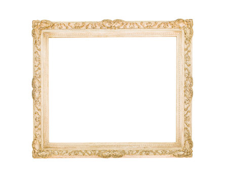 recommend clip art: vintage style frame isolate on white background