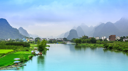 Fototapeta Guilin Yangshuo beautiful natural scenery obraz