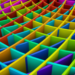 abstract colorful rainbow perspective background,3d