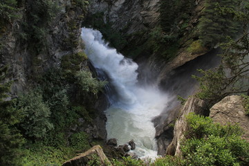 Obraz premium cascades du Ruitor, La Thuile, Italie