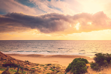 Fototapeta na wymiar O'Sullivans Beach shoreline, South Australia