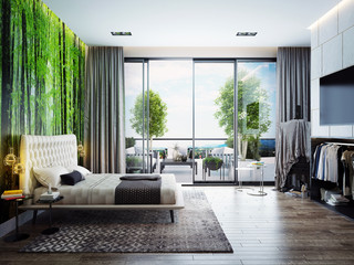 Bedroom İnterior design 