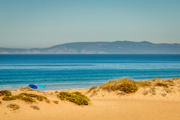 Coastline Rocky Landscape Exposure done in the South Coast of Portugal