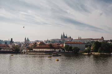 prague town czech republic bridge