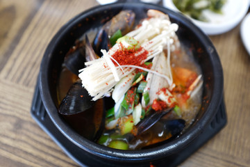 Seafood stew, Korean cuisine