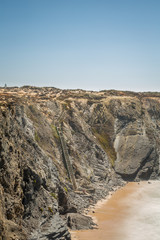 Coastline Rocky Landscape Exposure done in the South Coast of Portugal