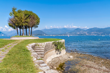 Cerro, is a fraction of Laveno Mombello on the shore of Lake Maggiore, Italy