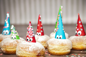 Pfannkuchen mit Partyh&uuml;tchen