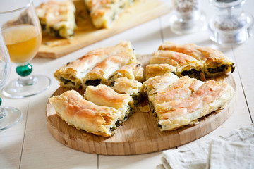 Homemade Greek Spinach Pie