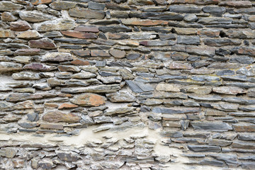 Old stone wall of a castle