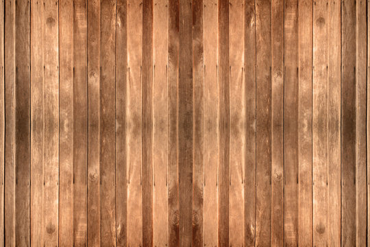 Old brown wood panel wall with textures and backgrounds