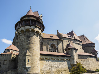 Fototapeta premium Burg Kreuzenstein, Schauburg, Ausflugsziel, Leobendorf, Niederösterreich, Österreich