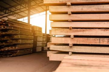 Wood factory stock and lumber board