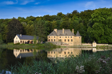 Fototapeta premium Chateau on a pond