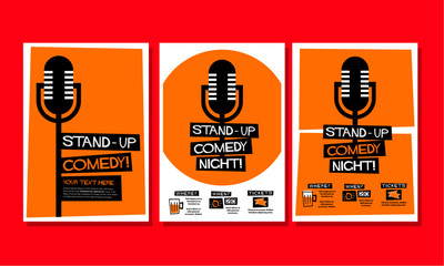 Stand-up Comedy Poster Template