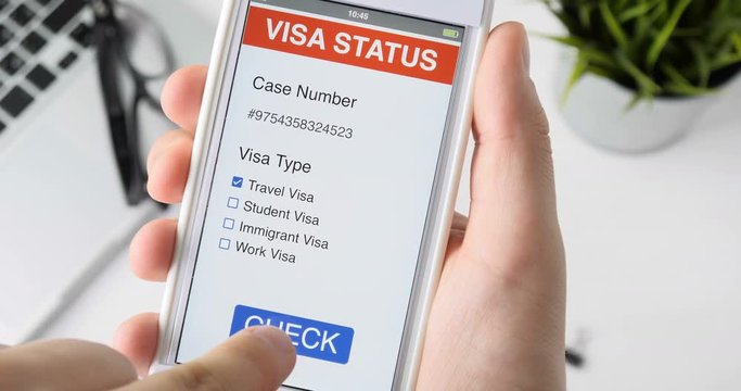 Checking travel visa status - visa is approved