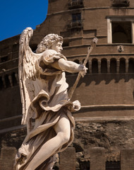 Statue at Cast Sant'Angelo (Rome)