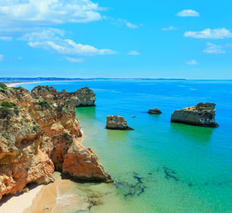Algarve beach Dos Tres Irmaos (Portugal).