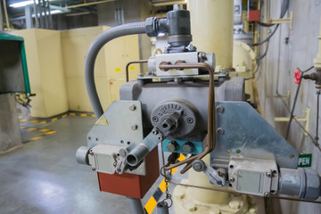 Soft focus,Pneumatic valve,automated valve in the pipeline used for water supply