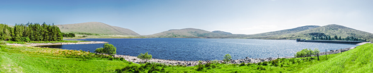 Fototapeta na wymiar Spelga Dam, Mourne Mountains, County Down, Northern Ireland