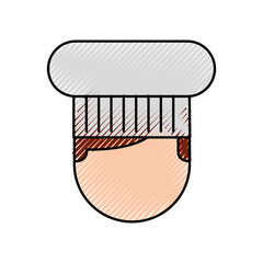 hotel chef avatar character vector illustration design