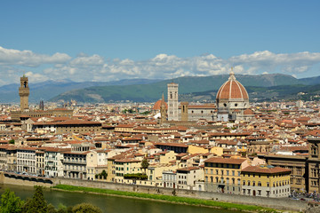 Fototapeta na wymiar Beautiful city Florence in Tuscany
