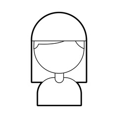 nurse avatar character icon vector illustration design