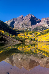 Morning at Maroon Bells Aspen CO