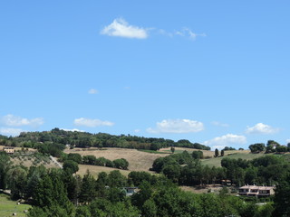 Fototapeta na wymiar Campagna intorno a Monterchi, Toscana, Italia