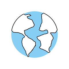 world planet earth icon vector illustration design