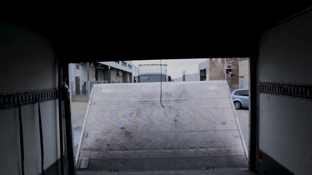 Truck door opening