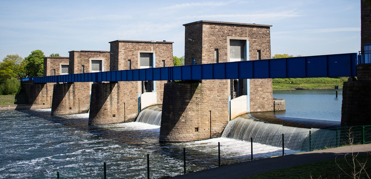 historic bridge over river